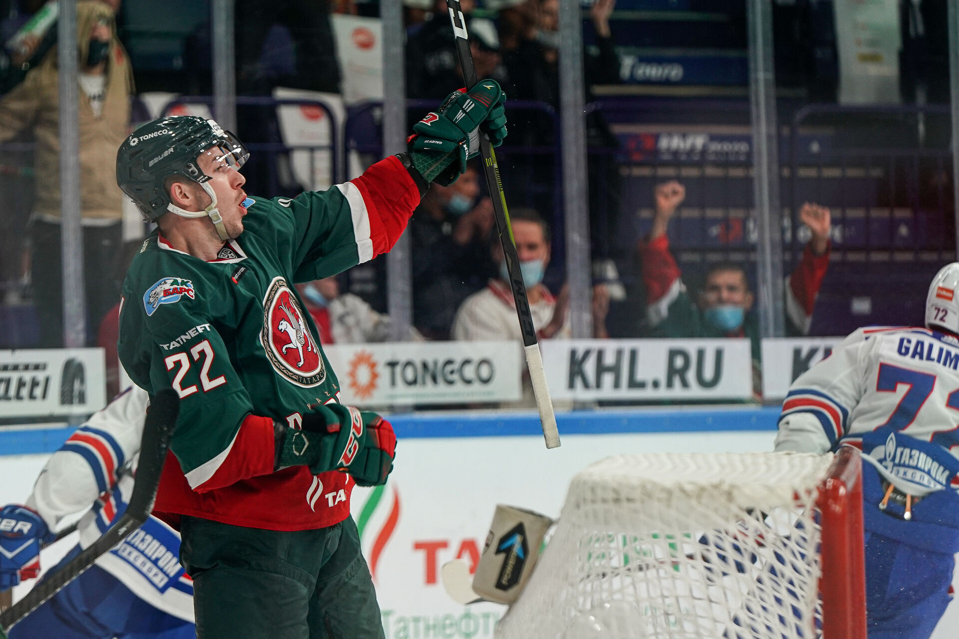 Станислав Галиев открыл счет в матче. фото: ak-bars.ru