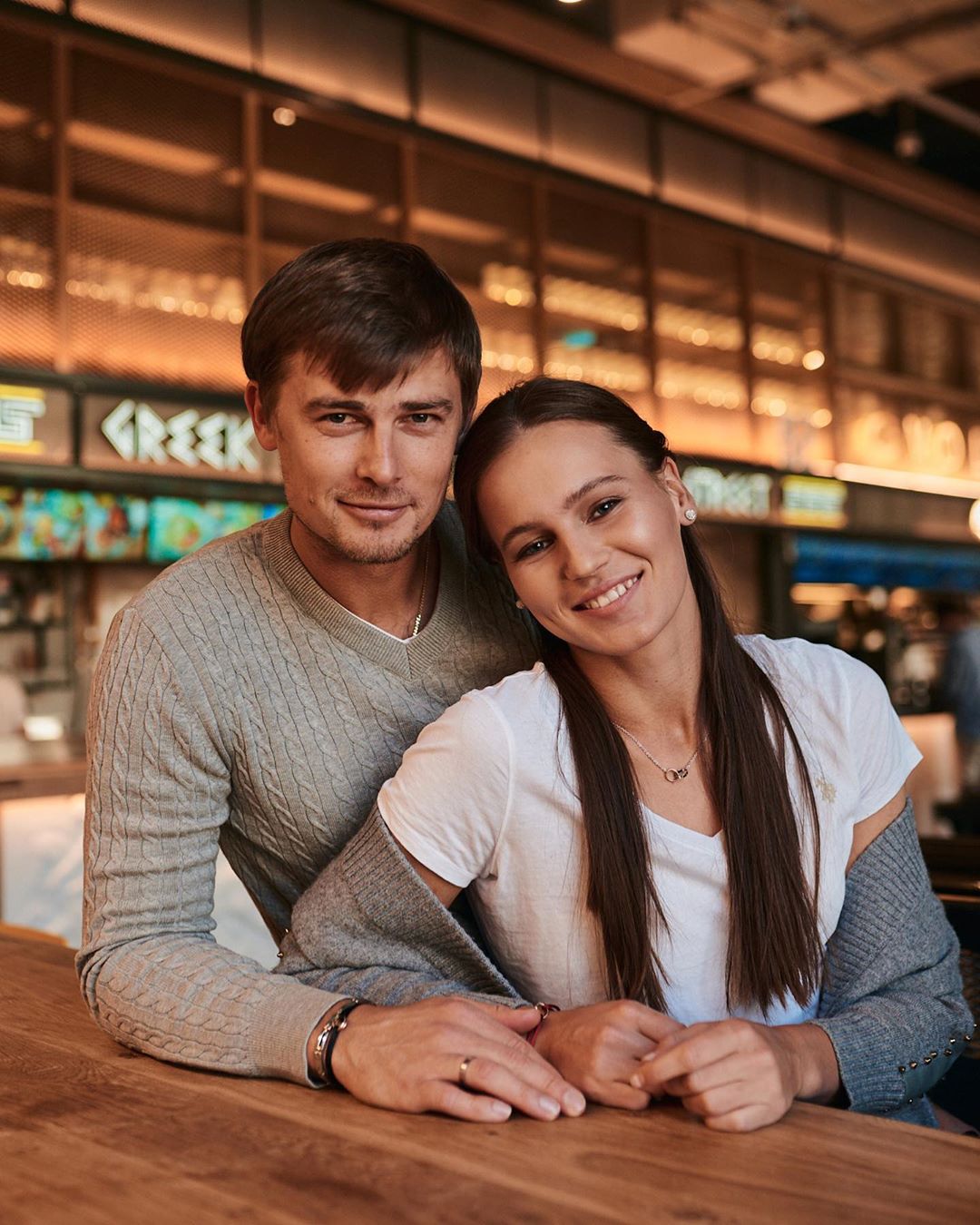 Вероника с мужем и тренером. фото: ВК