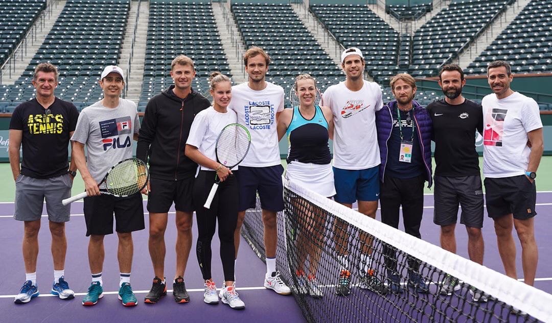 "Играла тренировочный микст с Медведевым против Хачанова и Павлюченковой". фото предоставлено Кудерметовой